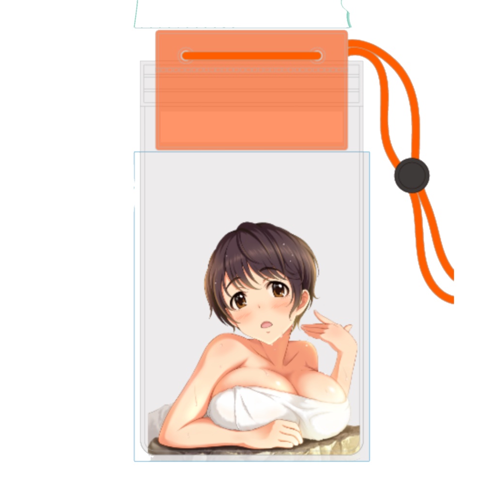 お風呂姿 防水スマホケース 貴重品入れ