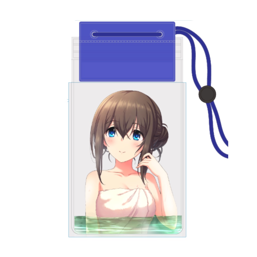 お風呂姿 防水スマホケース 貴重品入れ