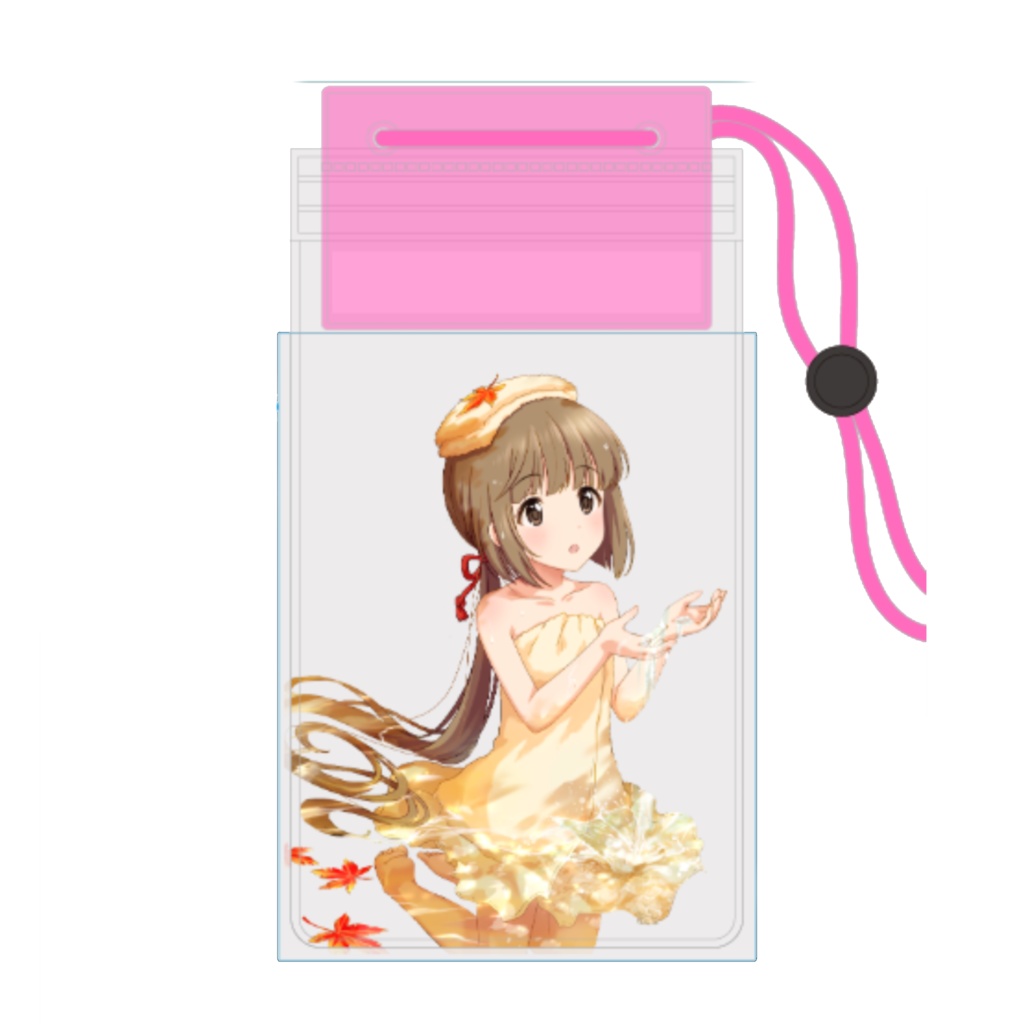 お風呂姿 防水スマホケース 貴重品入れ