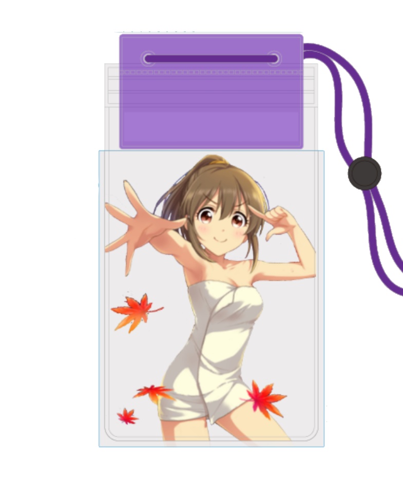 お風呂姿 防水スマホケース 貴重品入れ