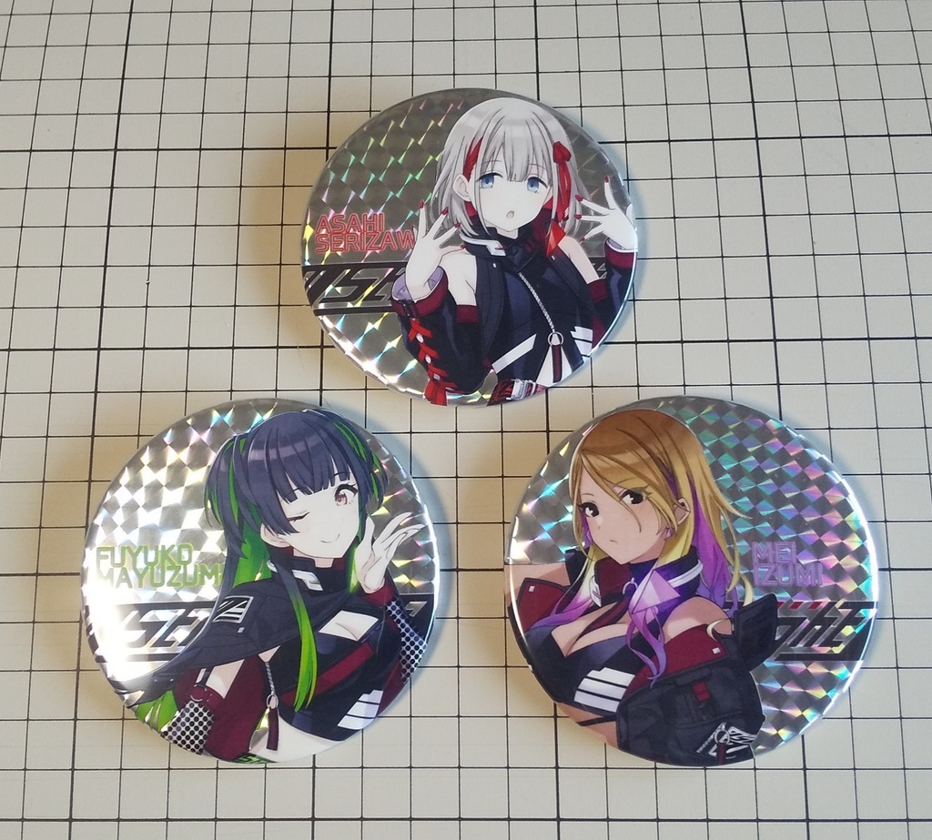 シャニマス 大崎甜花 アクリルスタンド アクリルキーホルダー 缶バッジ