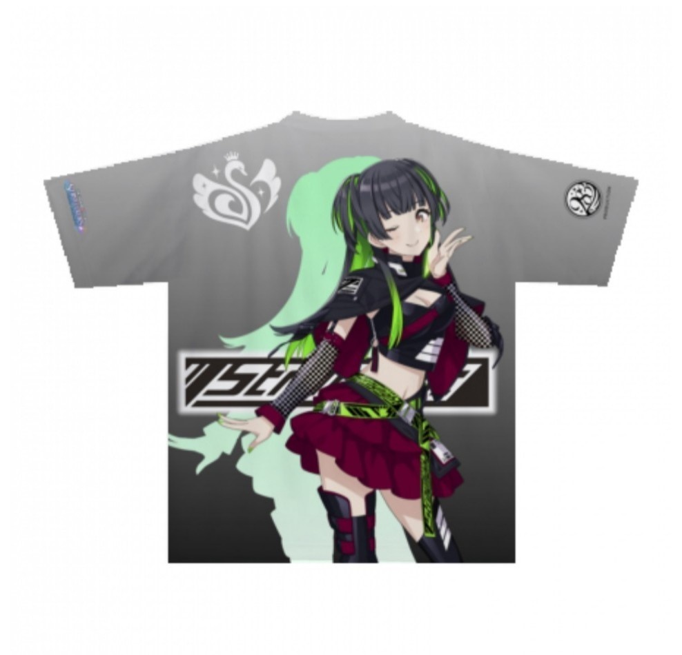 黛冬優子 両面フルグラフィックTシャツ