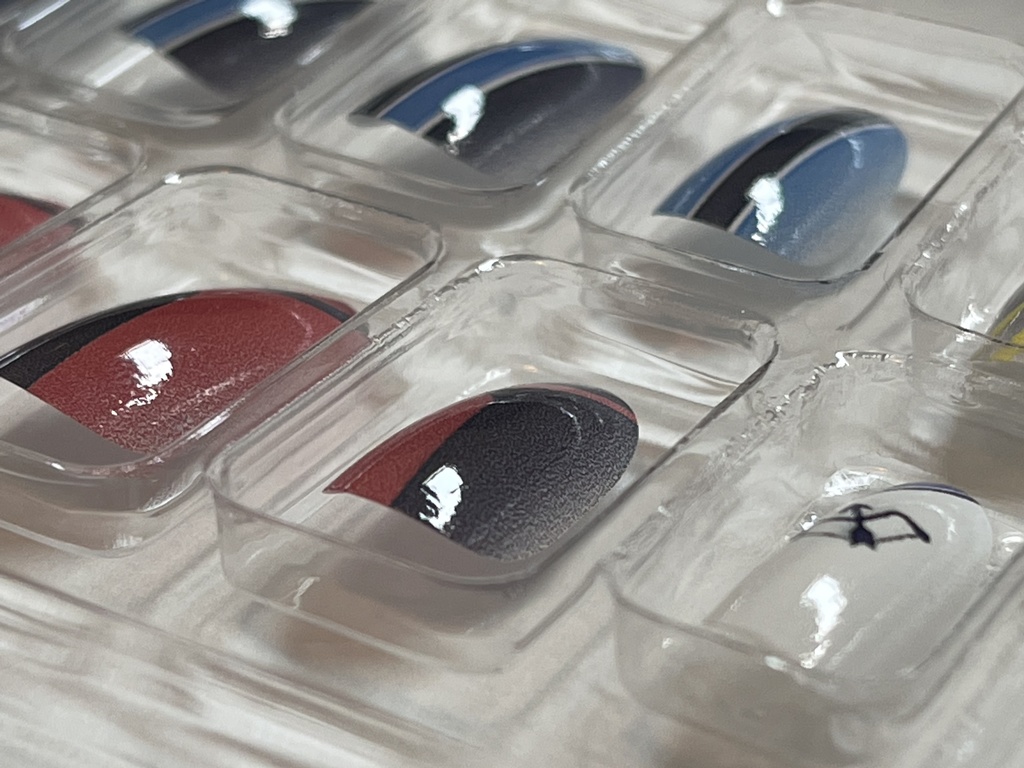 2️⃣🏐4️⃣3️⃣各校風味ネイルチップ