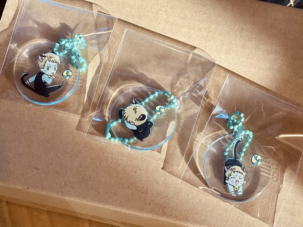 +ノベルティセット(チカにゃん・舌しまい忘れ/やわらかチャーム)【2.43】