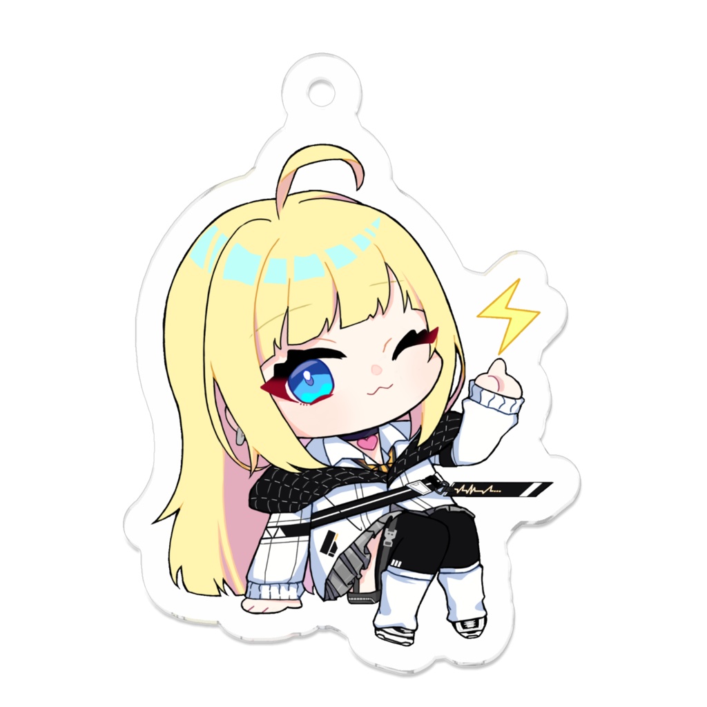 ぱもにゃむ アクリルキーホルダー(ハートなしver)