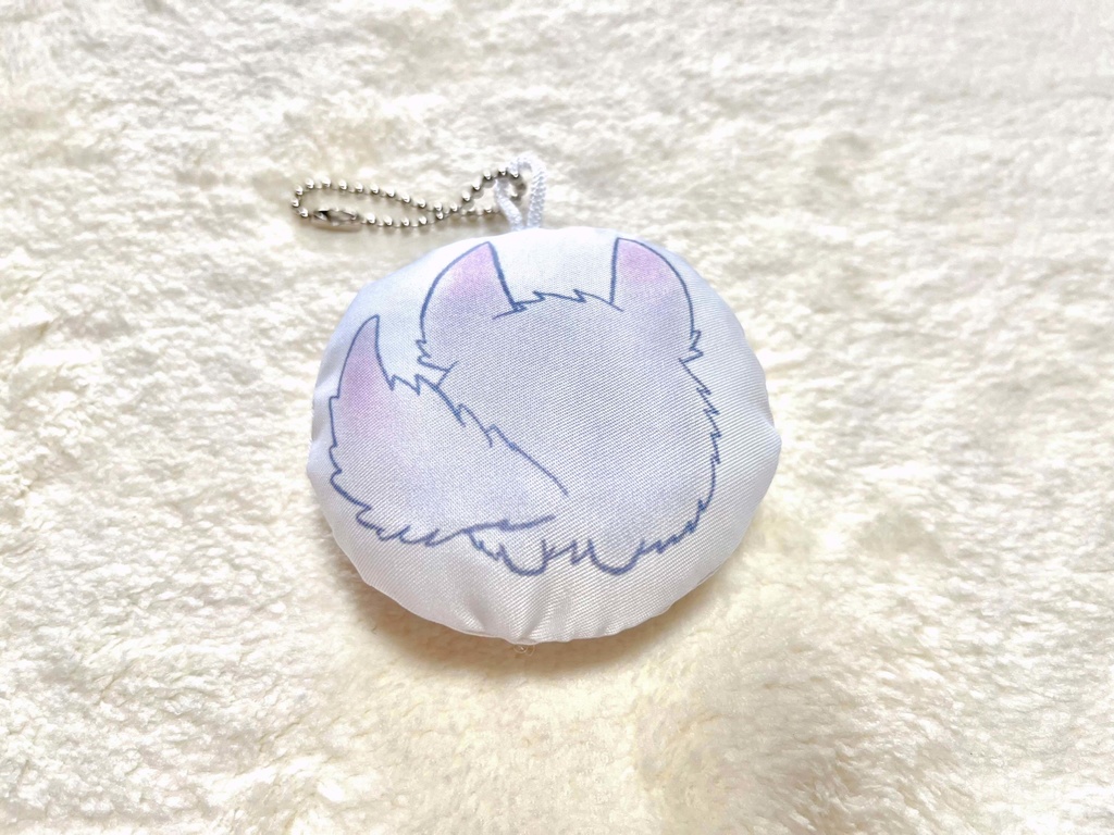 mimi*cofrettもふけもクッションキーホルダー