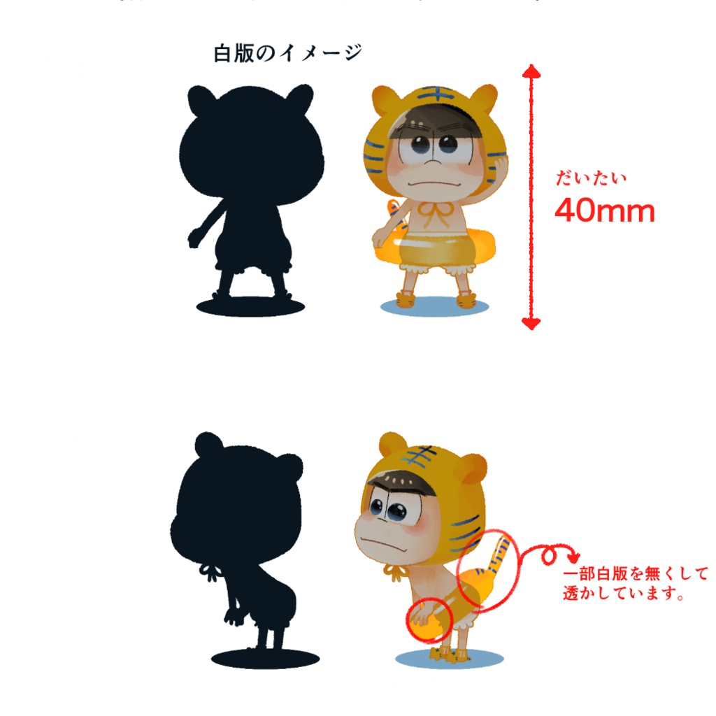 アクリルチャーム 2種