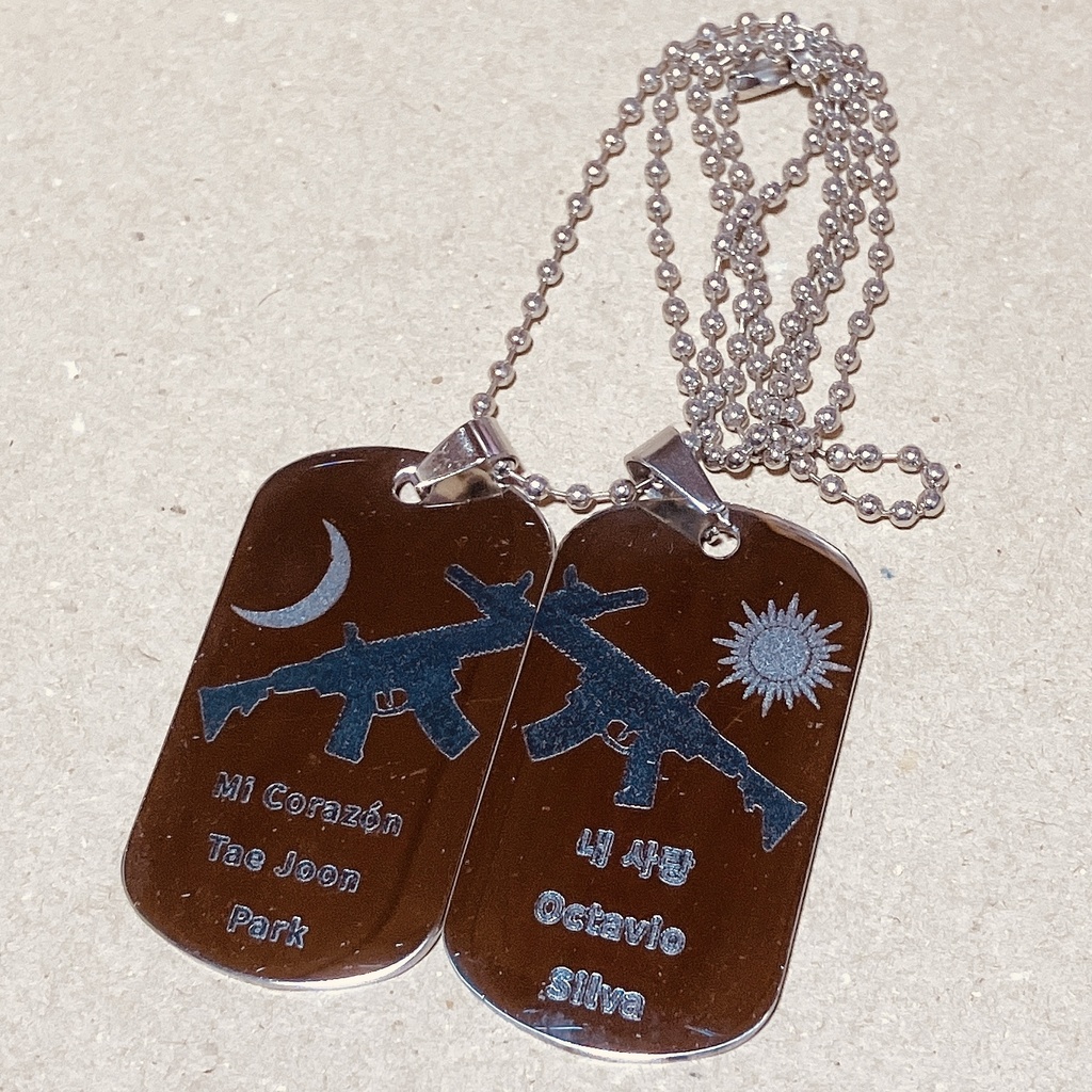 プトオク ドッグタグセット