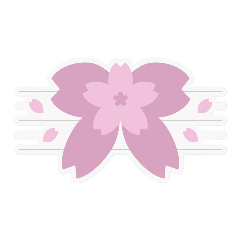 桜えみ 新シンボルマーク ステッカー 01