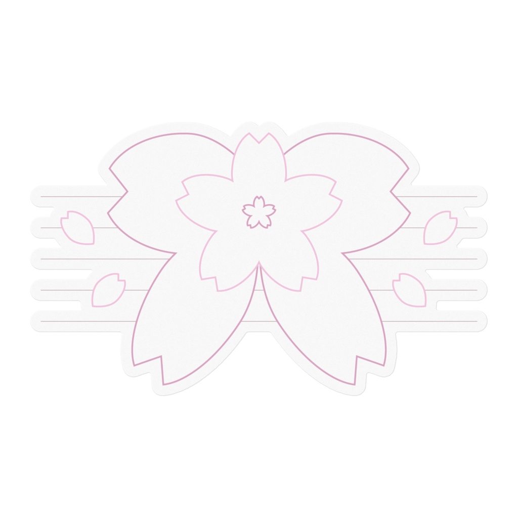 桜えみ 新シンボルマーク ステッカー 02