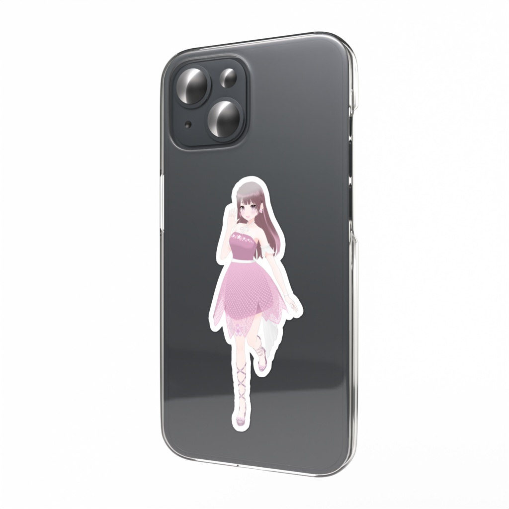 桜えみ 新3Dモデル スマホステッカー