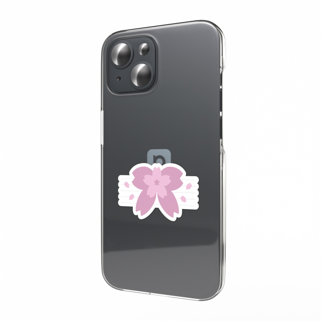 桜えみ 新シンボルマーク スマホステッカー 01