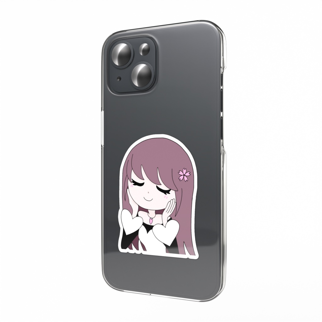 桜えみ 我儘姫 スマホステッカー 02