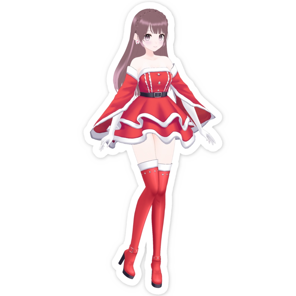 桜えみ クリスマス2025 スマホステッカー