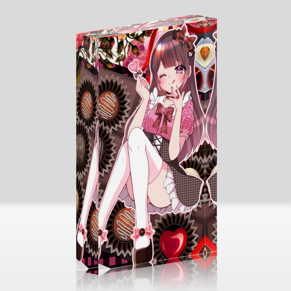 桜えみ バレンタイン2026 アクリルブロック