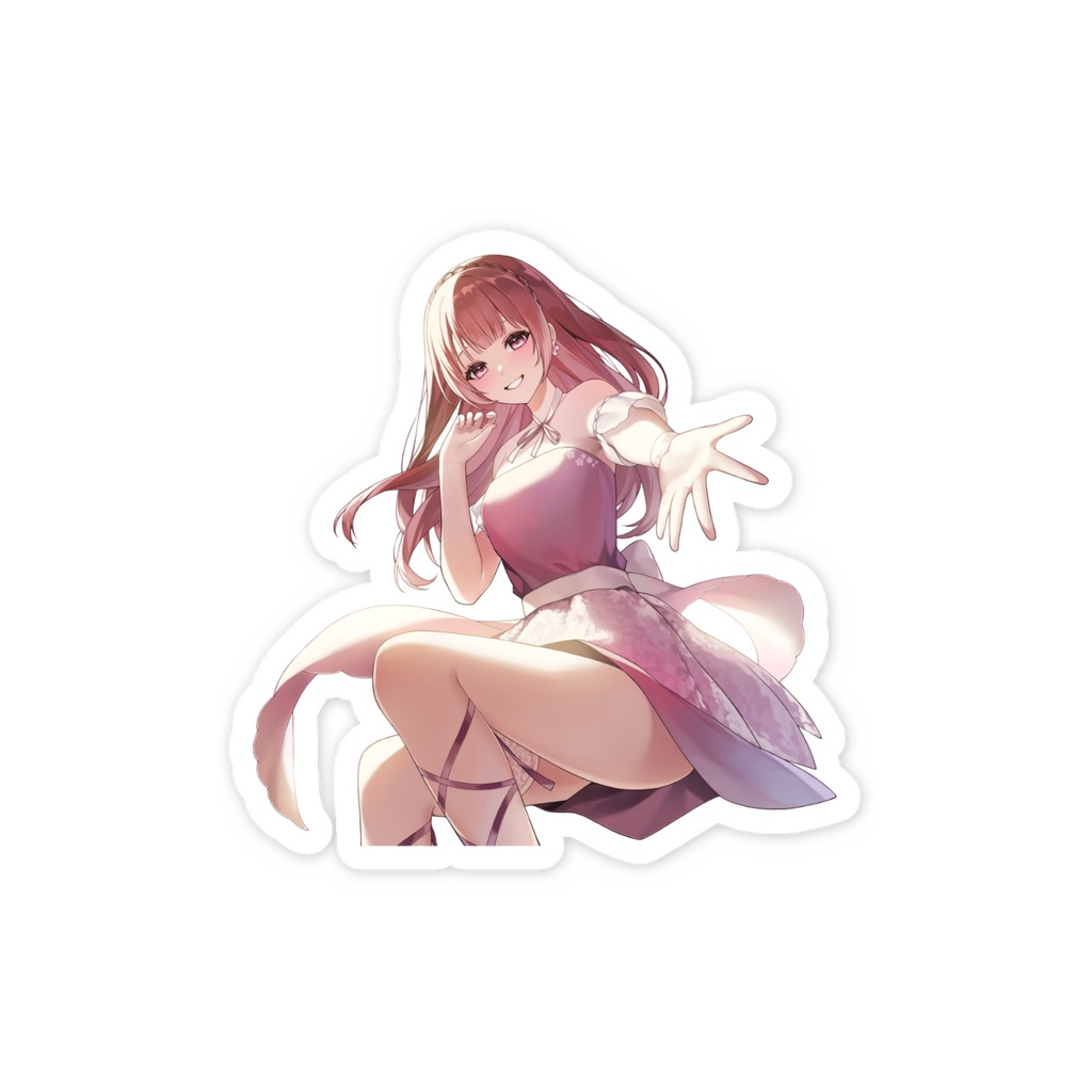 桜えみ Sakura with You スマホステッカー