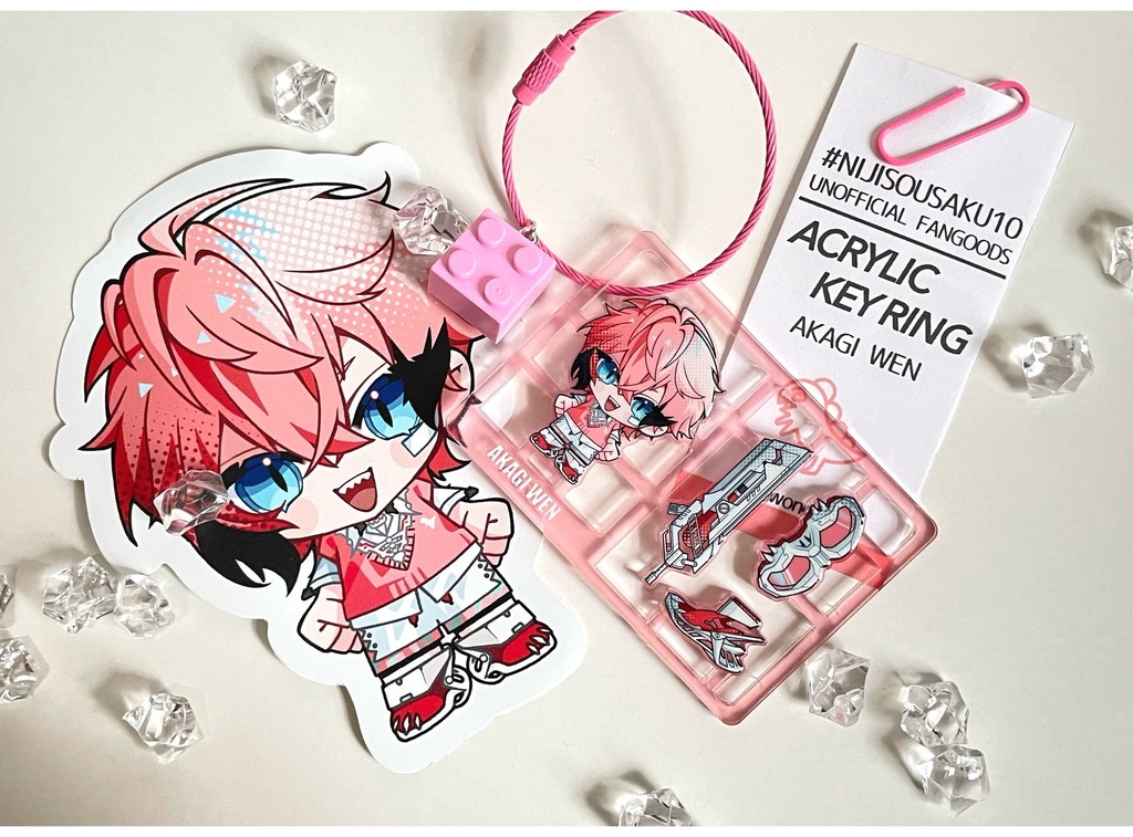 【非公式】プラスチックモデル風アクキー(全8種)