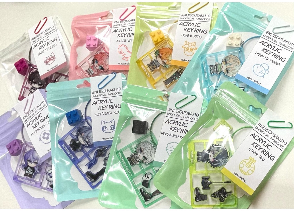 【非公式】プラスチックモデル風アクキー(全8種)