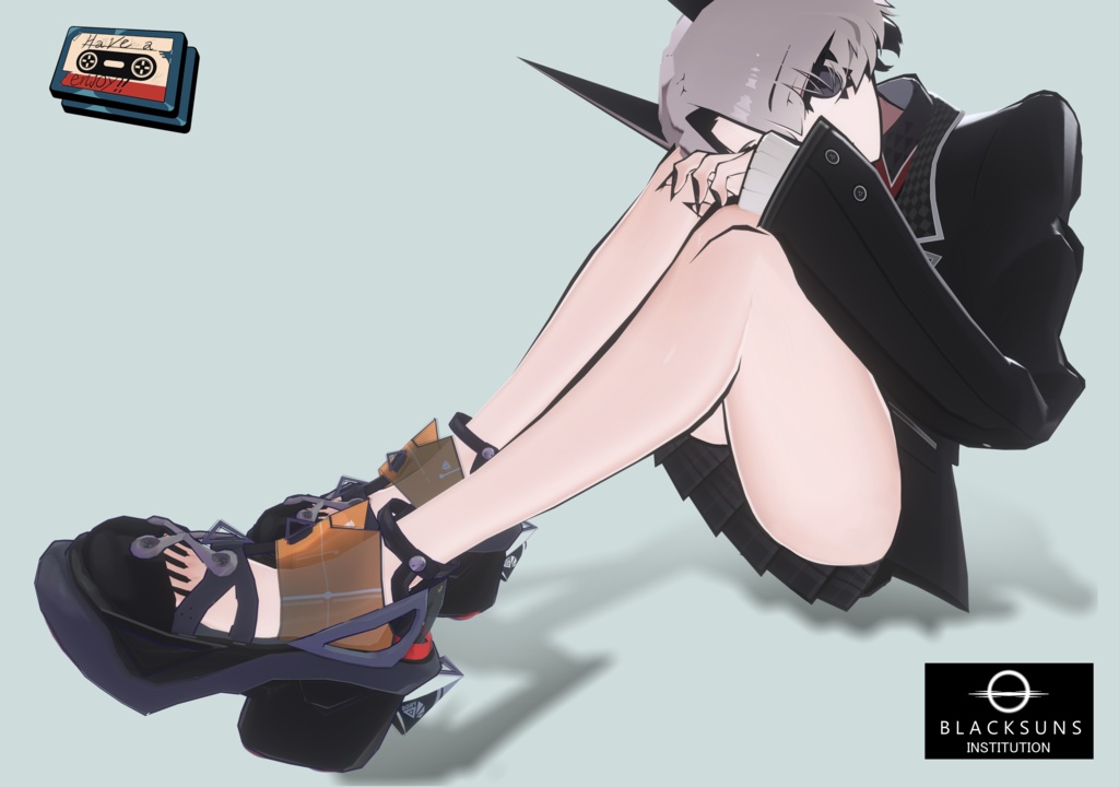 【11アバター対応スニーカー】『RIPTIDE』【VRC】#BSI