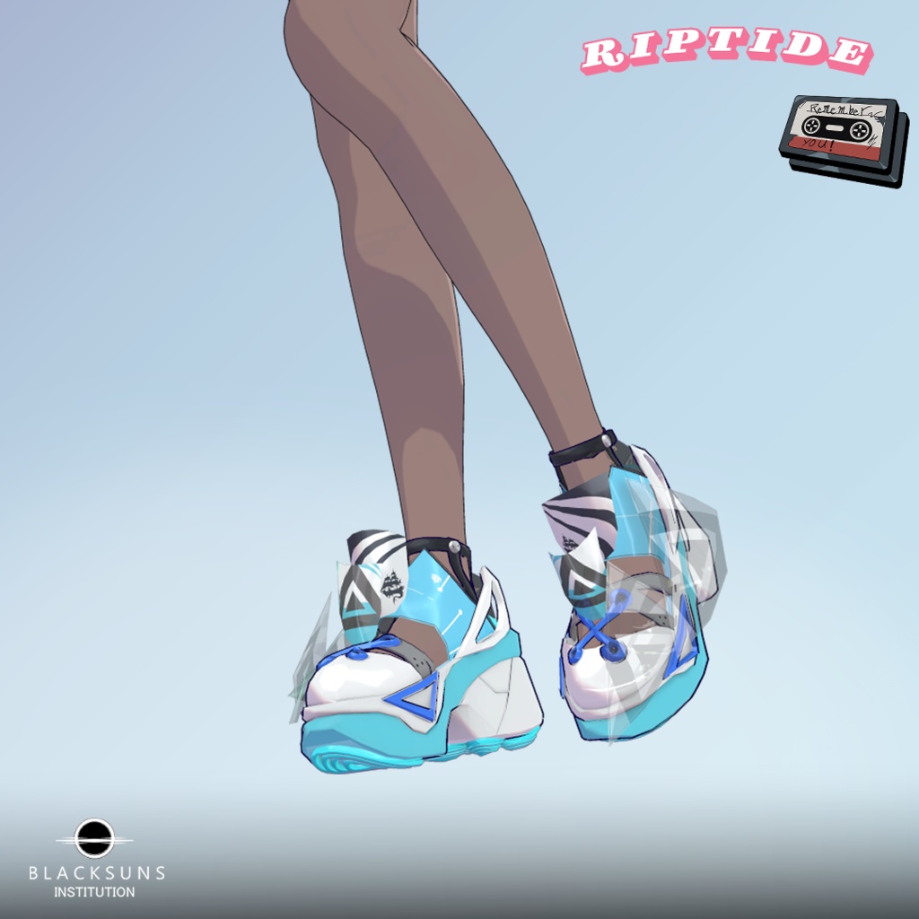 【11アバター対応スニーカー】『RIPTIDE』【VRC】#BSI