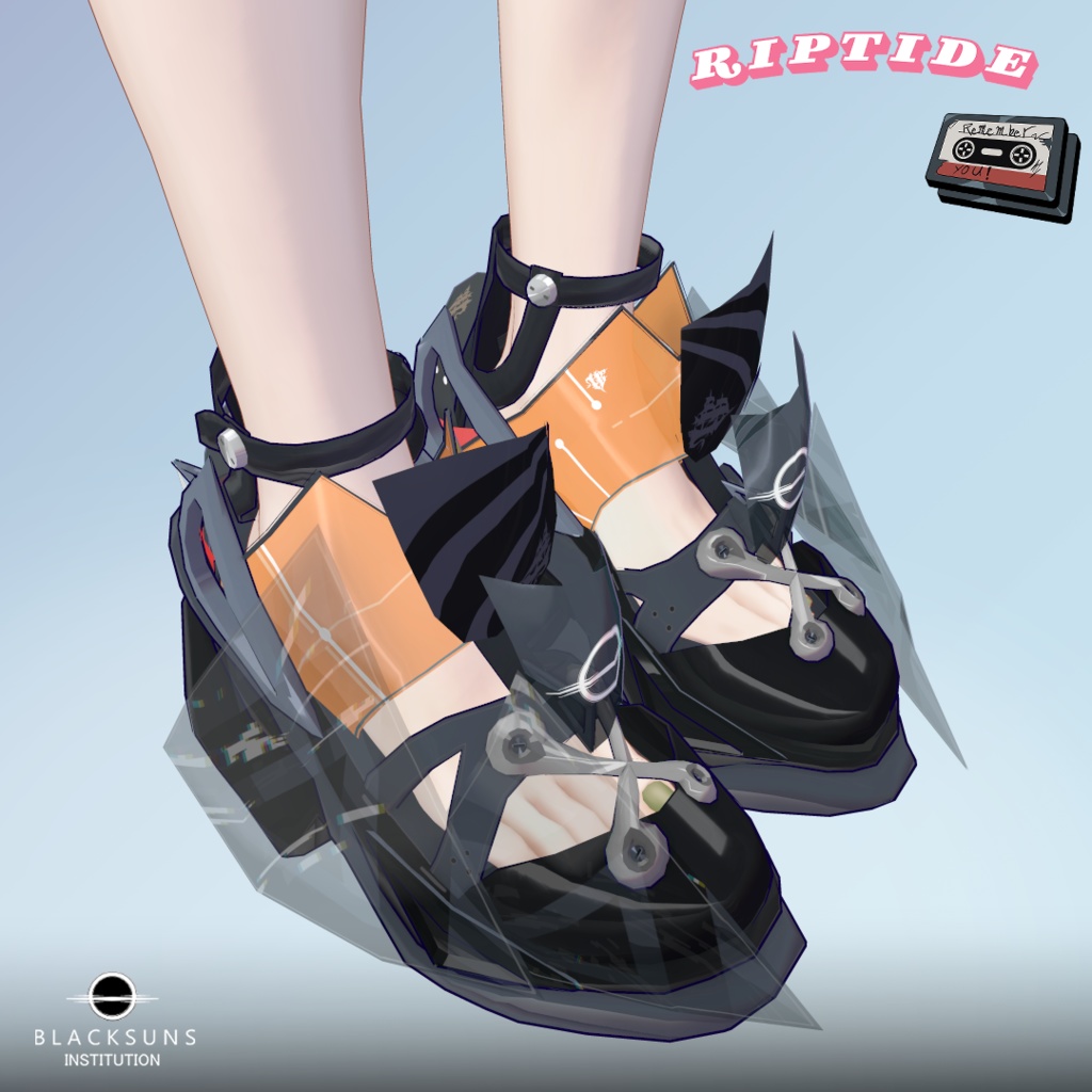 【11アバター対応スニーカー】『RIPTIDE』【VRC】#BSI