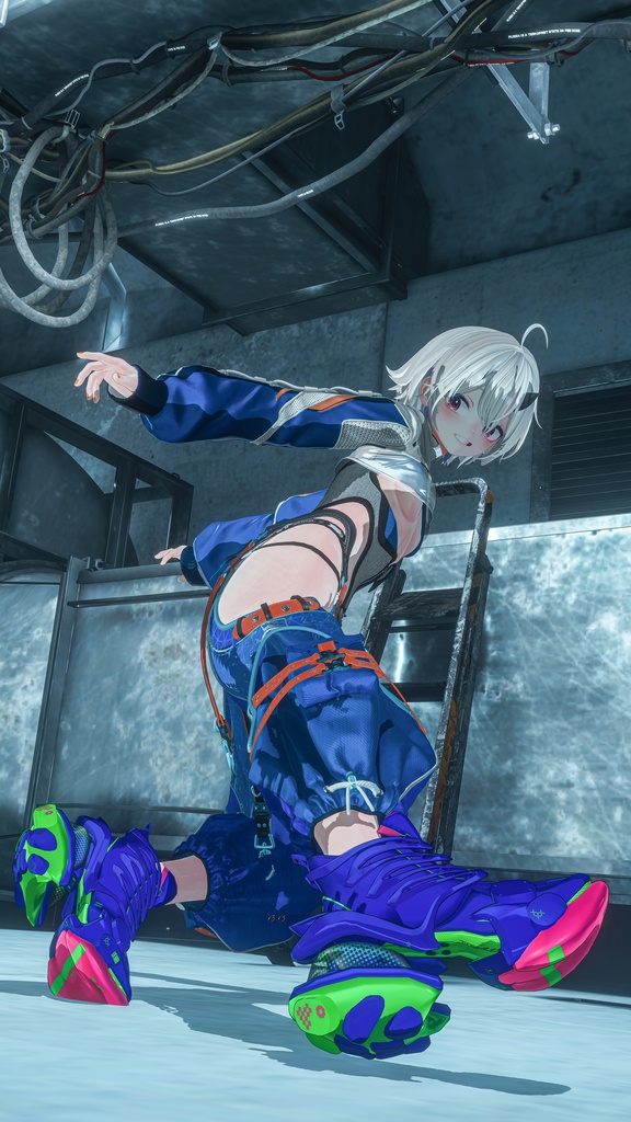 【10アバター対応スニーカー】『Mk-BABEL』【VRC】#BSI