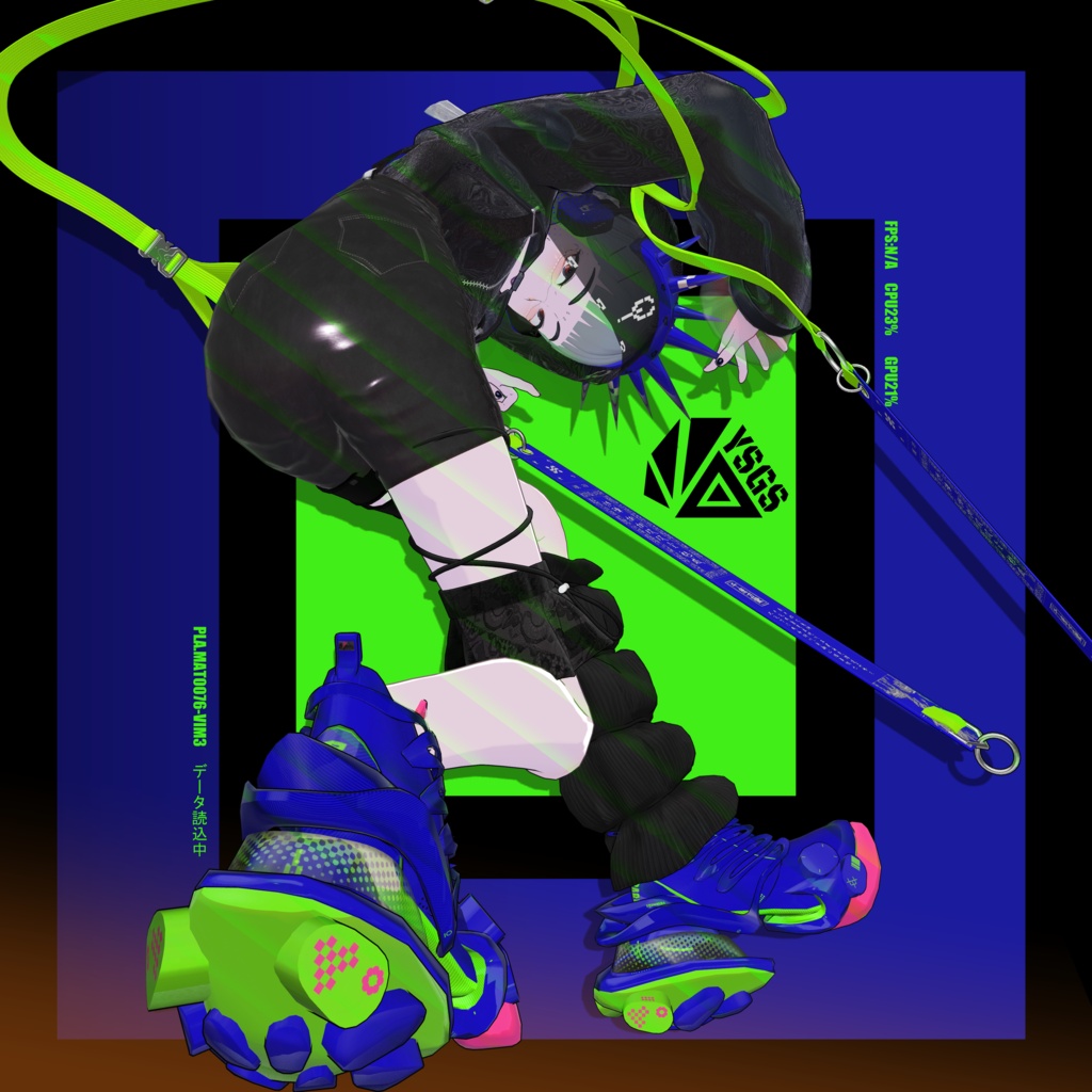 【10アバター対応スニーカー】『Mk-BABEL』【VRC】#BSI