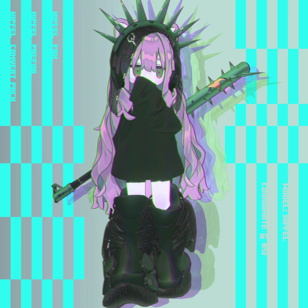 【10アバター対応スニーカー】『Mk-BABEL』【VRC】#BSI