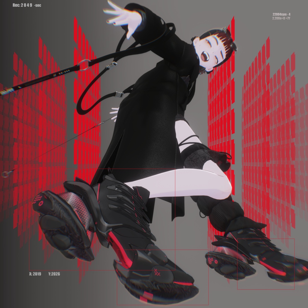 【10アバター対応スニーカー】『Mk-BABEL』【VRC】#BSI