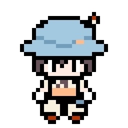 ドット絵 隊長 けものフレンズ キャラチップ素材 Sample Booth