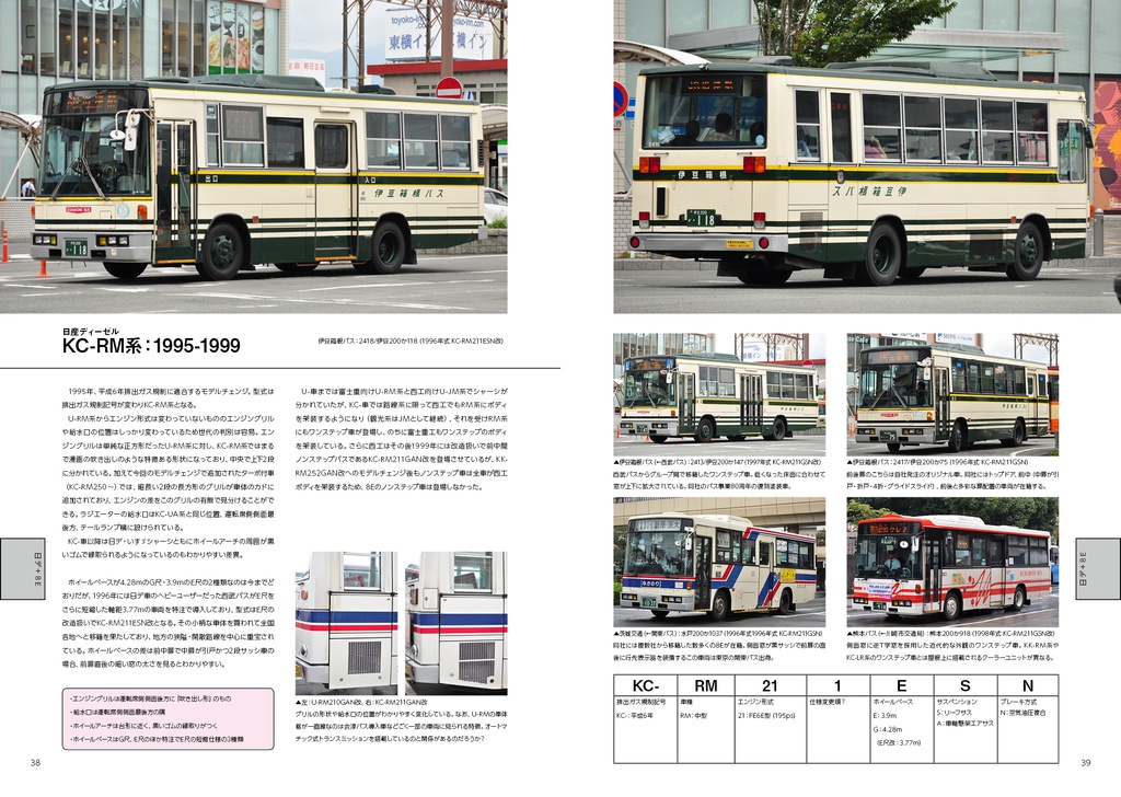【C94】バスの見分けかたvol.3 - 富士重ボディの路線車