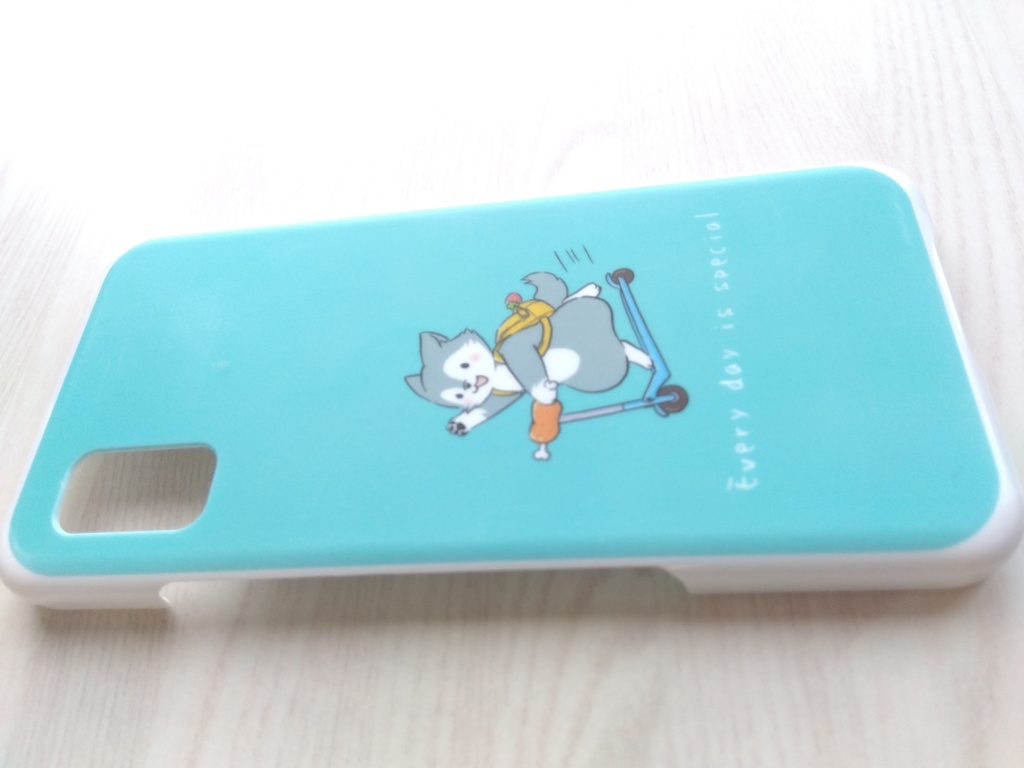 狼のウルンくん Androidスマホケース(表面のみ印刷)