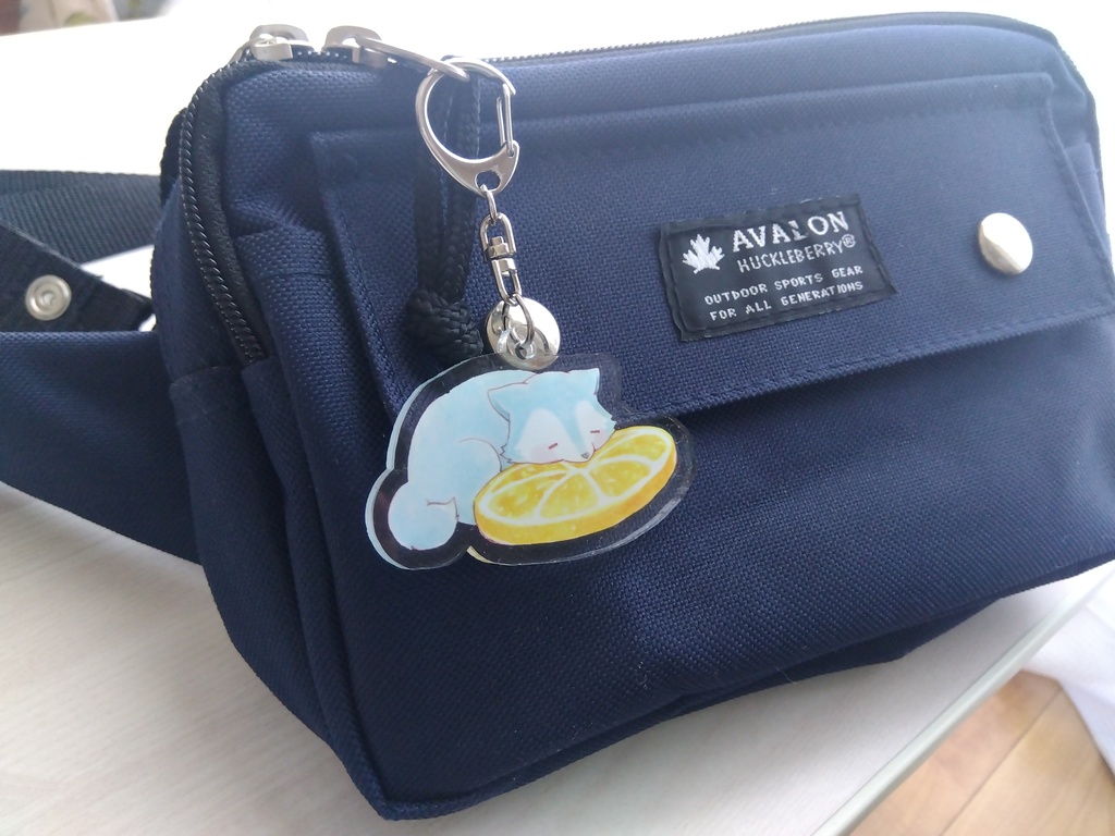 「ウルンくんとレモン」アクリルキーホルダー