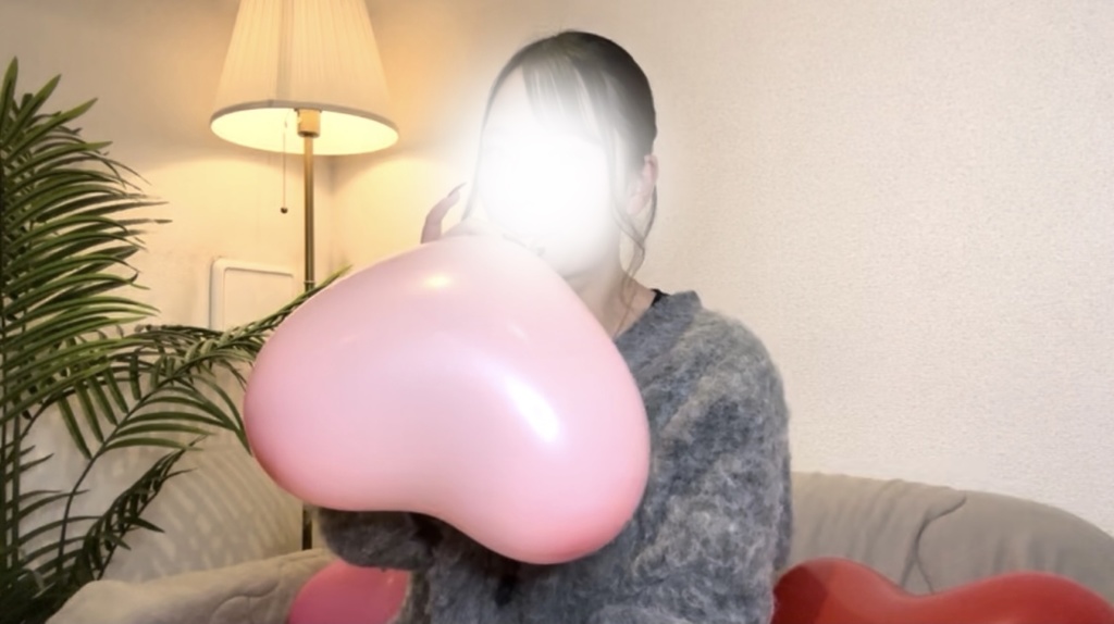 バレンタイン🍫💝ハート風船膨らまし🎈