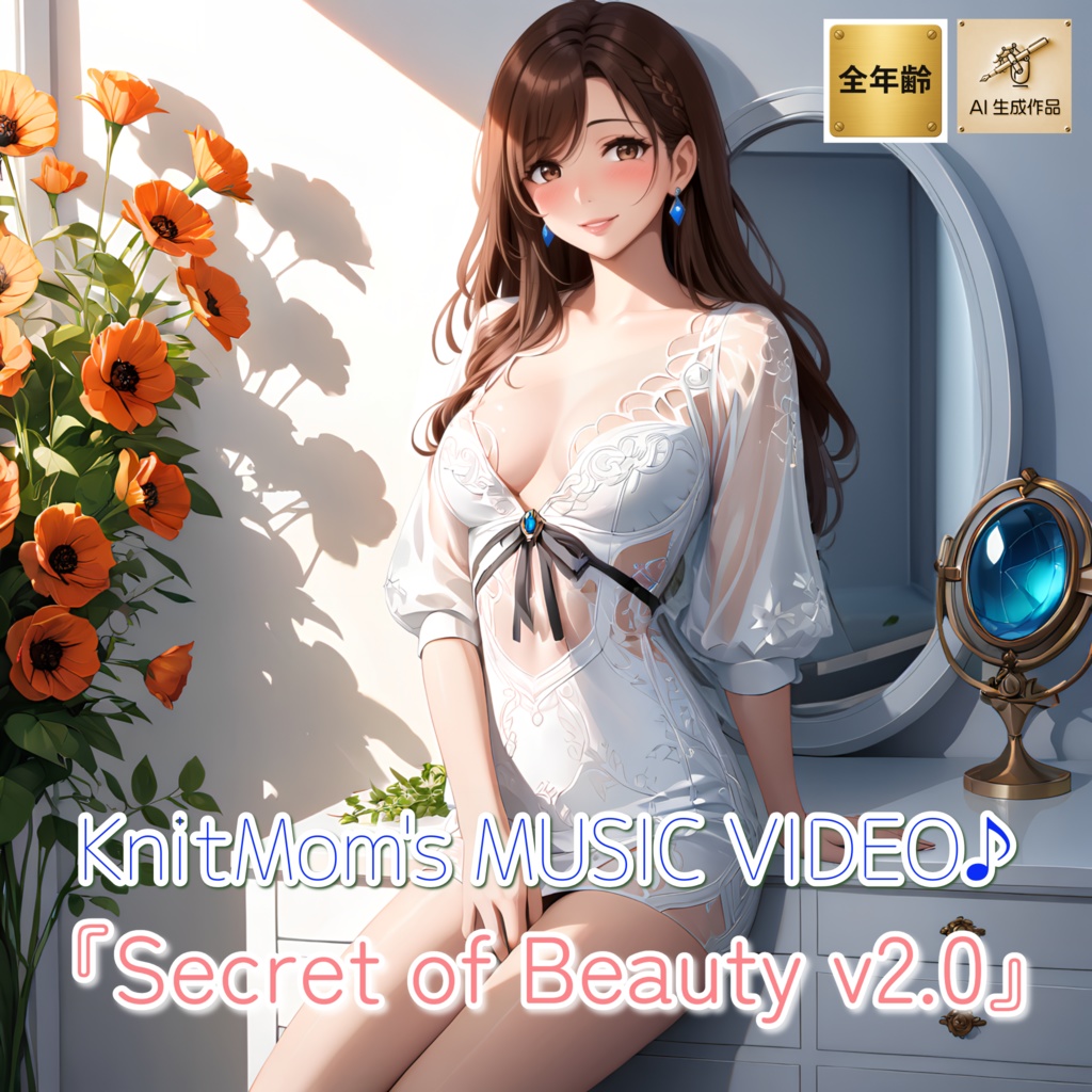 【FREE】【無料】【MUSIC MP4】『 Secret of Beauty ver2.0 』KnitMomの音楽第16弾