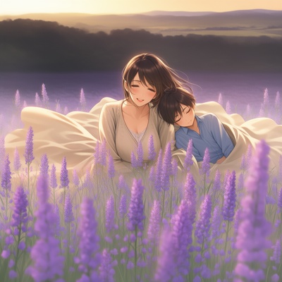 【音楽付きイラスト集 PDF,mp4】KnitMom@AIart『 HEAVEN・ヘヴン 』 歌1曲付き