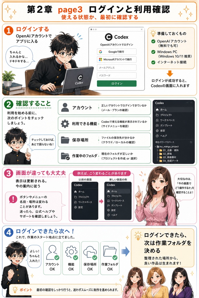 【PDF】chatGPTとcodexを使ったAIマンガの作り方