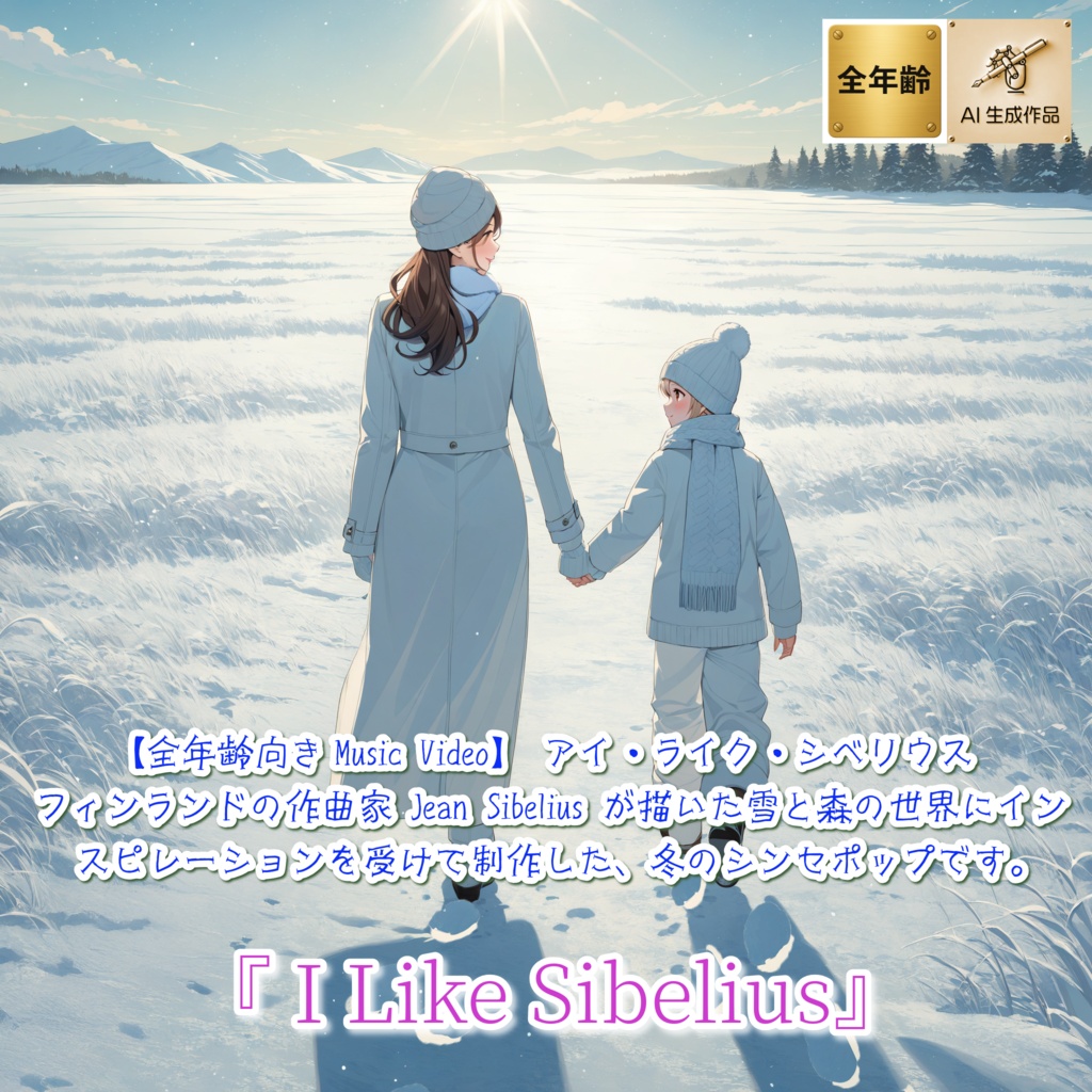 【mp4】KnitMom@AIart 真面目なMV『 I Like Sibelius 』