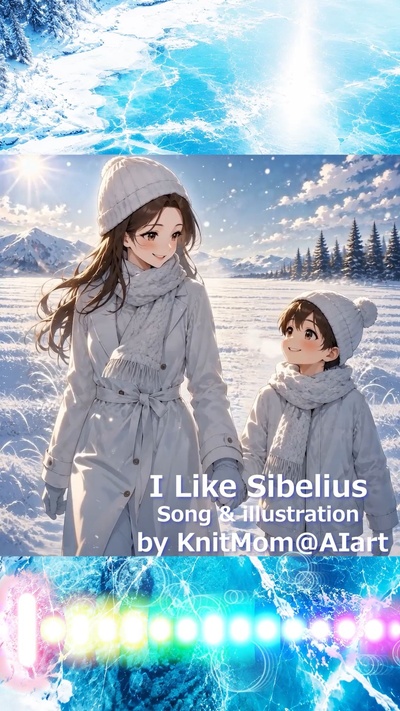 【mp4】KnitMom@AIart 真面目なMV『 I Like Sibelius 』