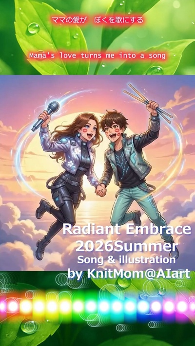 【FREE MUSIC MP4】『Radiant Embrace 2026 Summer』KnitMom 音楽第23弾