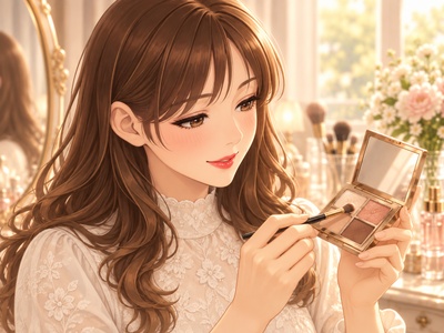 【PDF/全年齢】KnitMomBrain制作 イラスト集「美人百景」