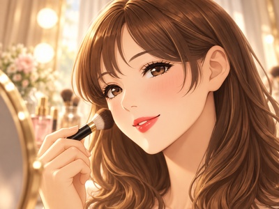 【PDF/全年齢】KnitMomBrain制作 イラスト集「美人百景」