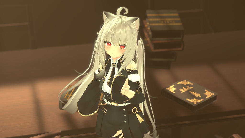 【MAYA舞夜 対応】黑曜之刃-VRC想定衣裝