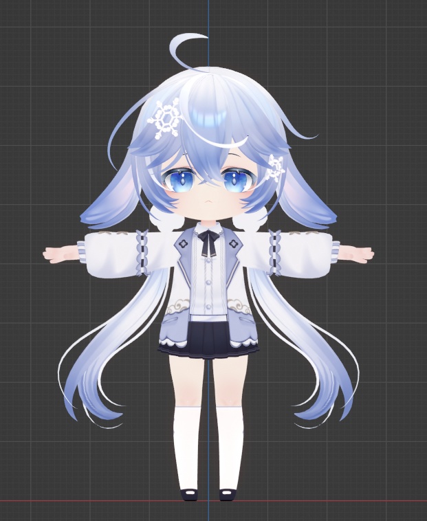 【オリジナル3Dモデル】-tutu-樰椰