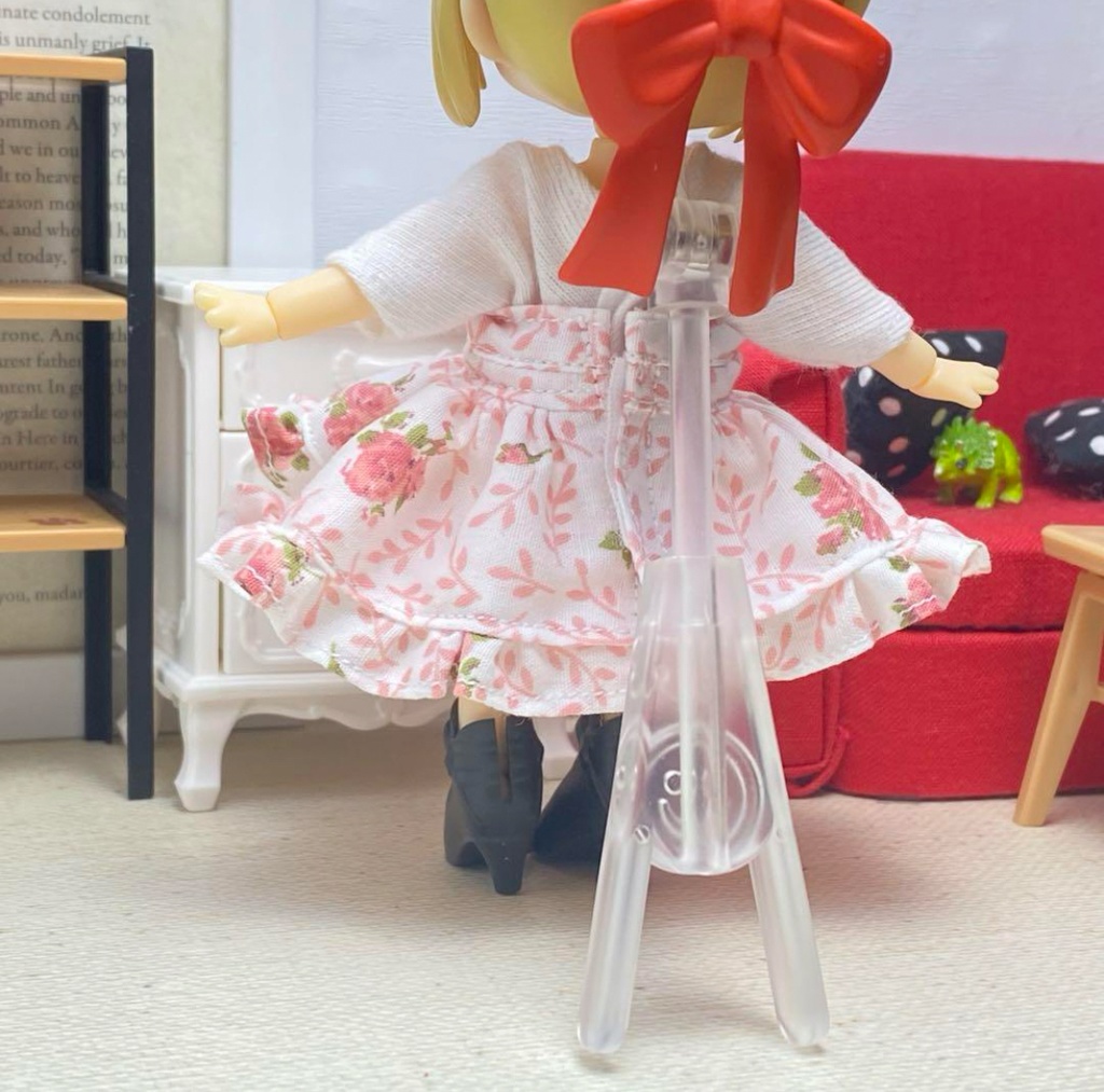 Tシャツ&ベアトップワンピース(薔薇ピンク)セット