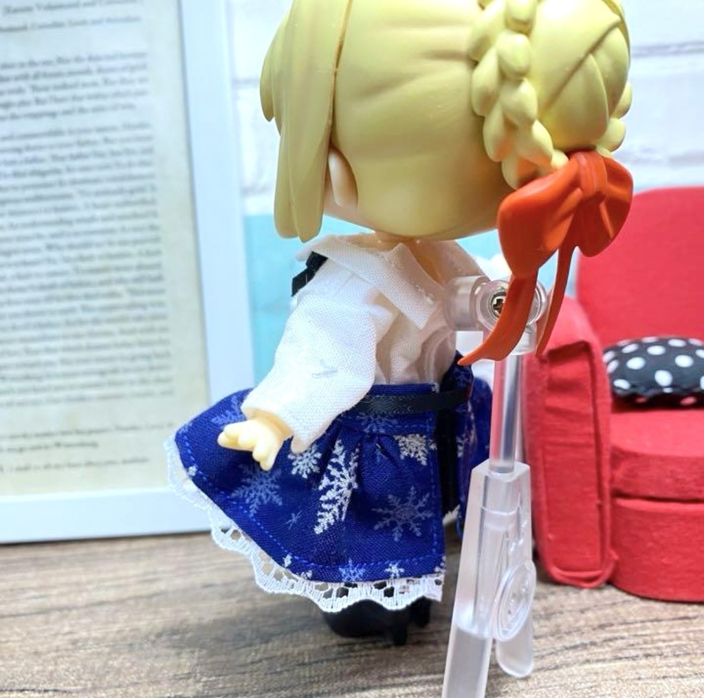 シャツ&スカートセット(雪青)