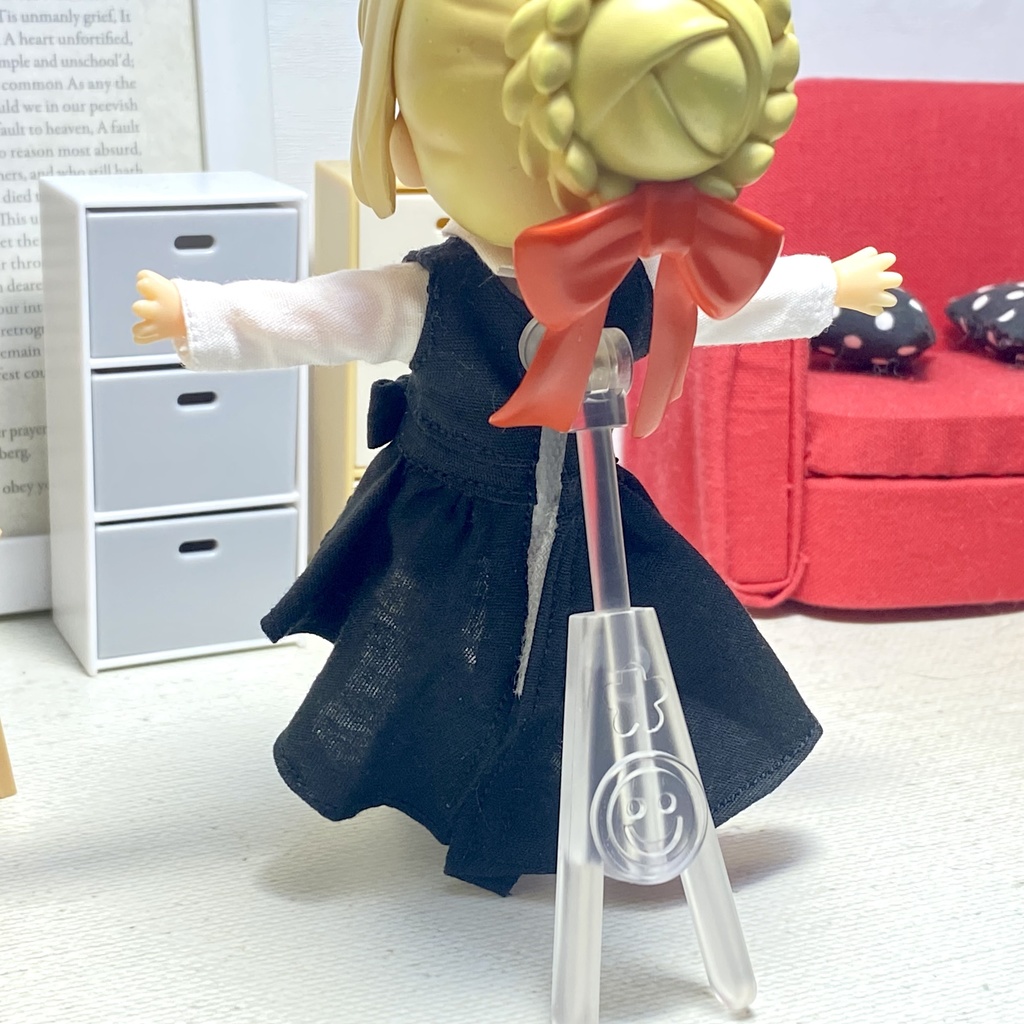 シャツ&フィッシュテールワンピース(黒)セット