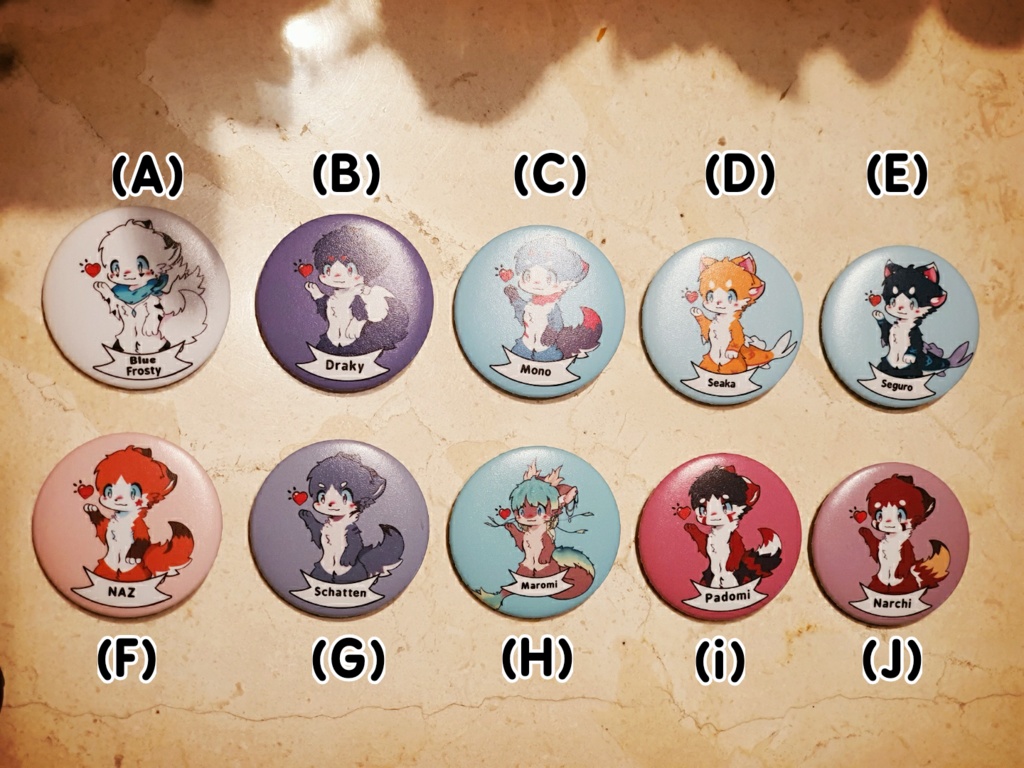 Kemono Can badge [A] [58mm×58mm]