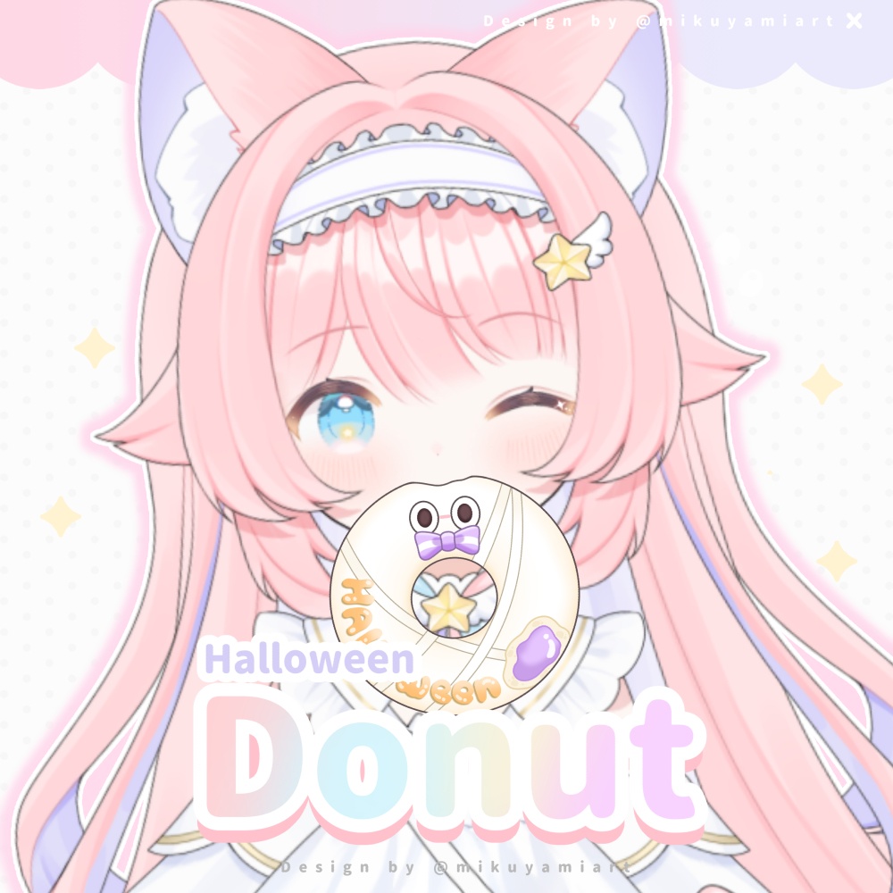 【Vtuberさん向け】Halloween Donut 💫