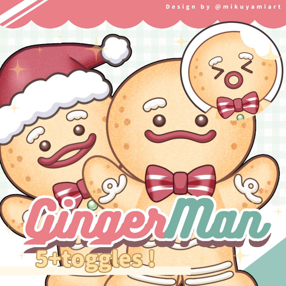 【Vtuberさん向け】Ginger Man 🎄💫